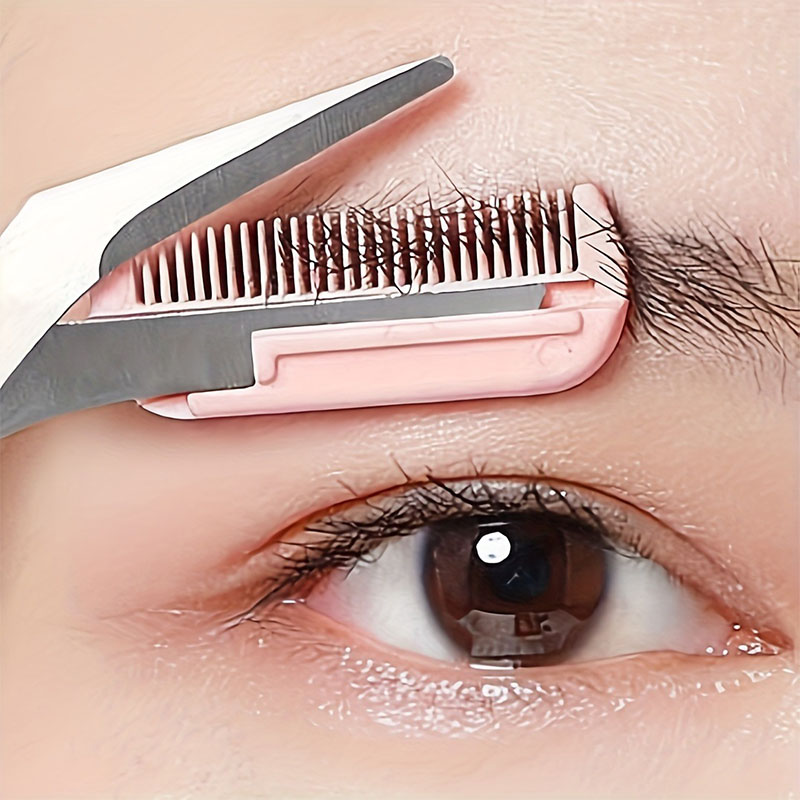 Men'S Grooming Makeup - Precision Stainless Steel Eyebrow Trimmer Scissors