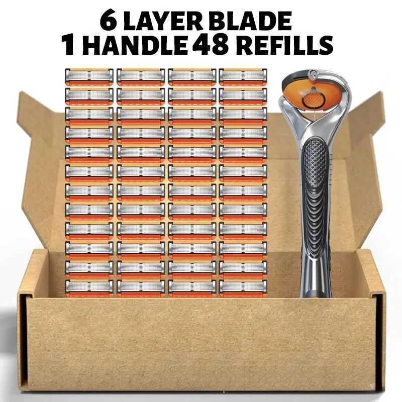Men Grooming Full Body - 48 Pack Men’s Replacement Razor Blades