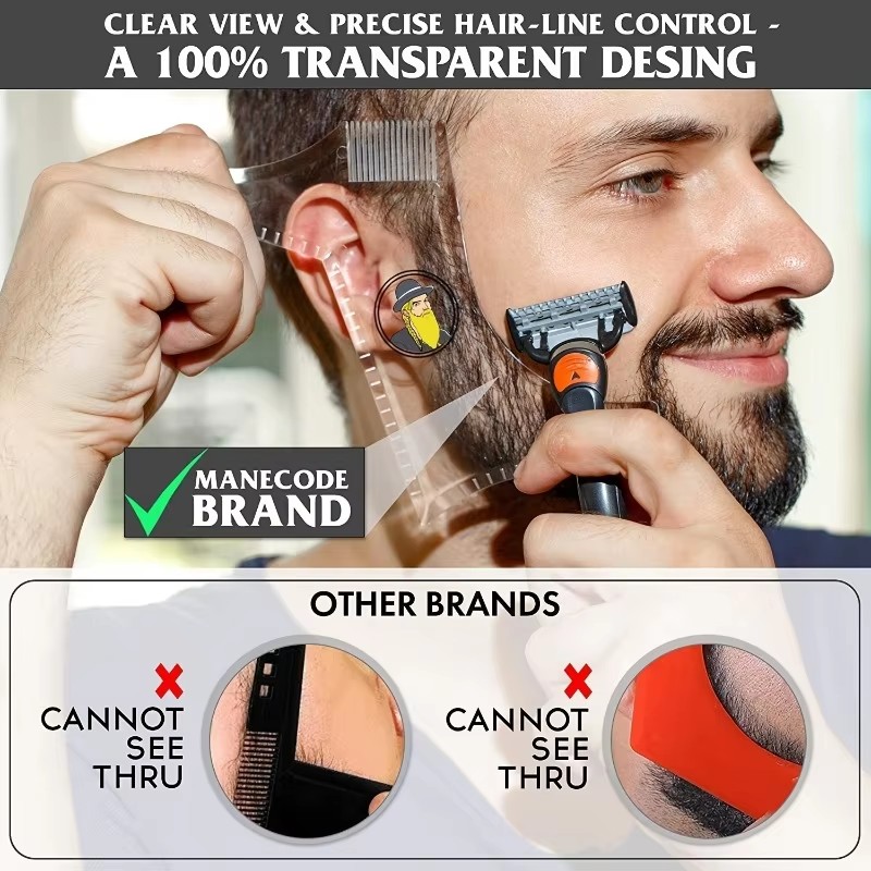 Men'S Grooming Makeup - 1PC/2Pc/3Pc Plastic Beard Comb For Men,