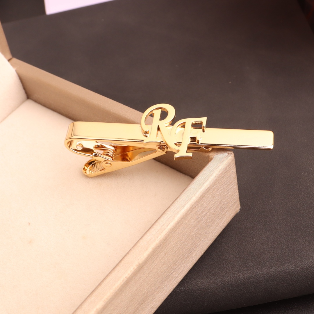 Men'S Grooming - Custom Initial Tie Clip for Groom