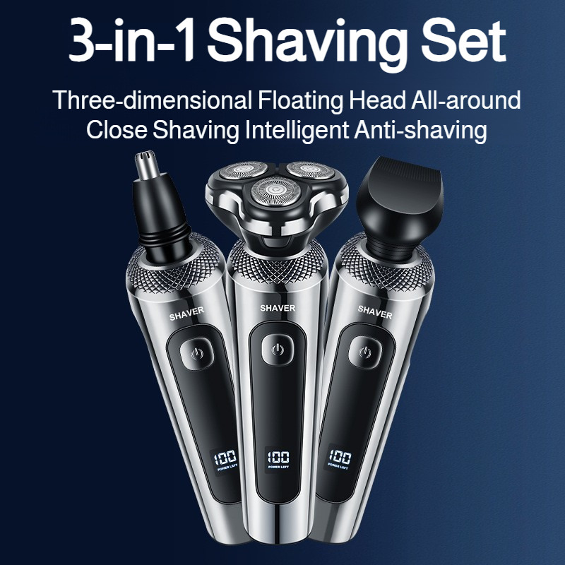 Men Grooming Full Body - Smart Digital Display Electric Shaver With