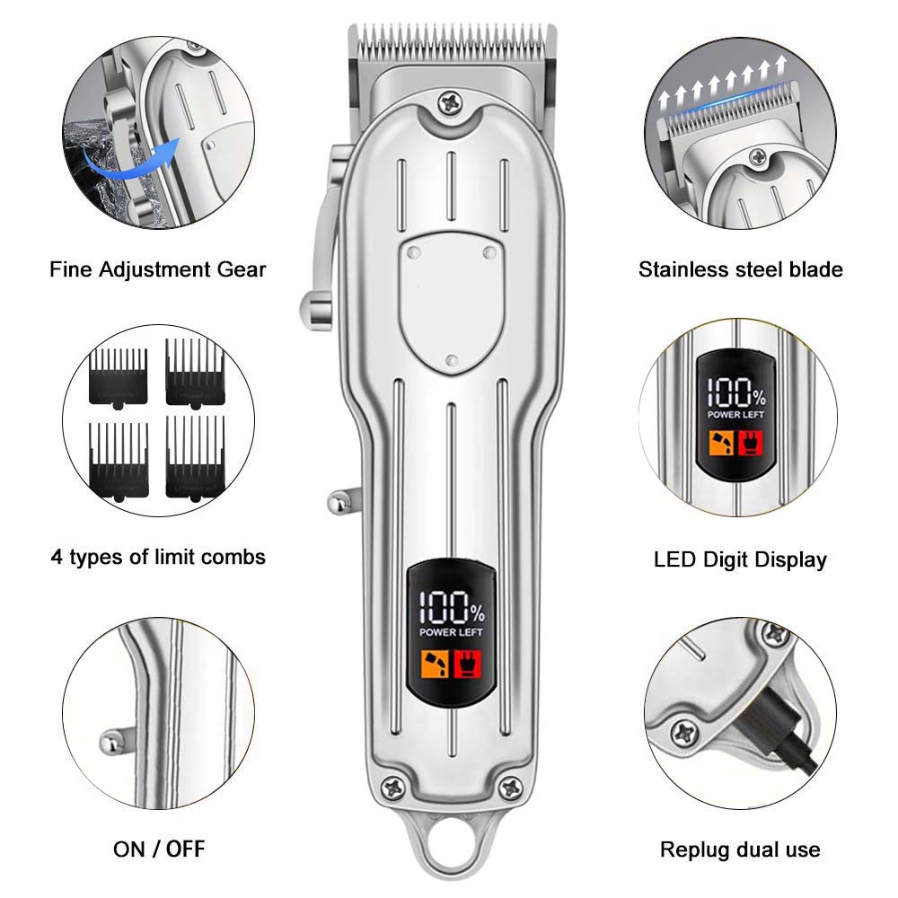 Professional Hair Clippers for - огляд і ціна Beard Trimmer Cordless