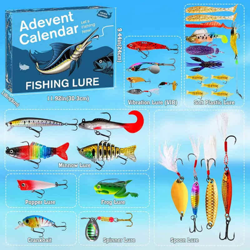 Fishing Lure Advent Calendar 2 - огляд і ціна Mens Grooming Advent Calendar