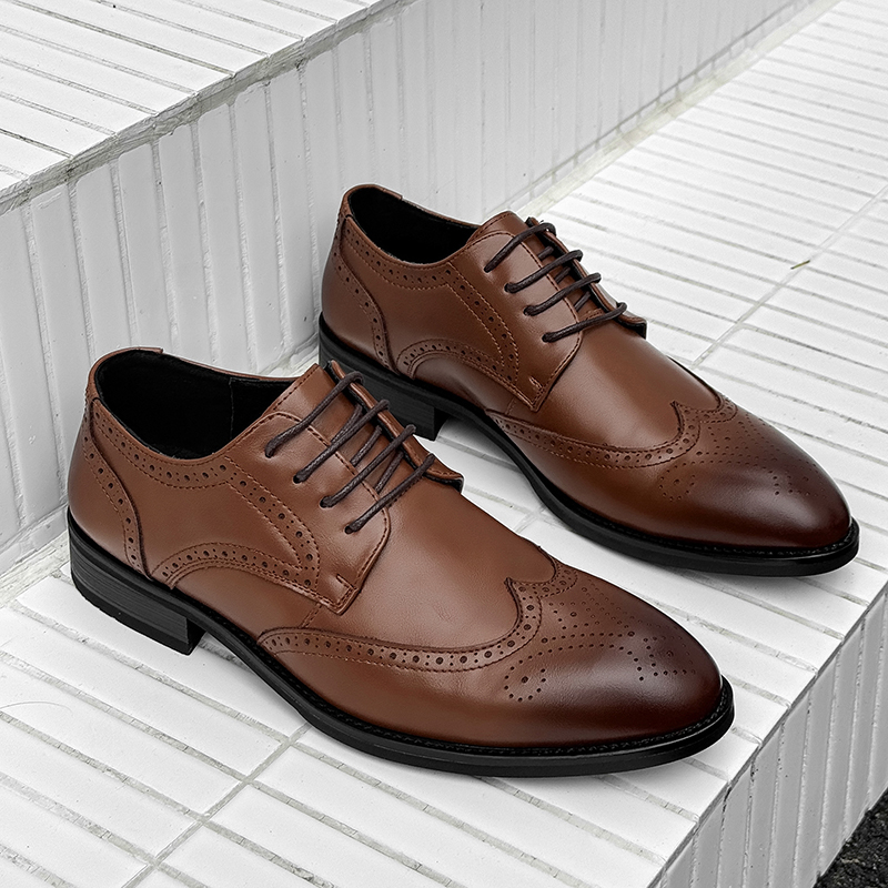 Men Summer Carved Blok Shoes B - огляд і ціна Young Men'S Grooming