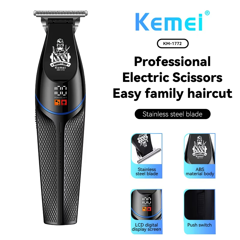 Kemei KM-1772 7000 RPM Hair Cl - огляд і ціна Beard Trimmer Cordless