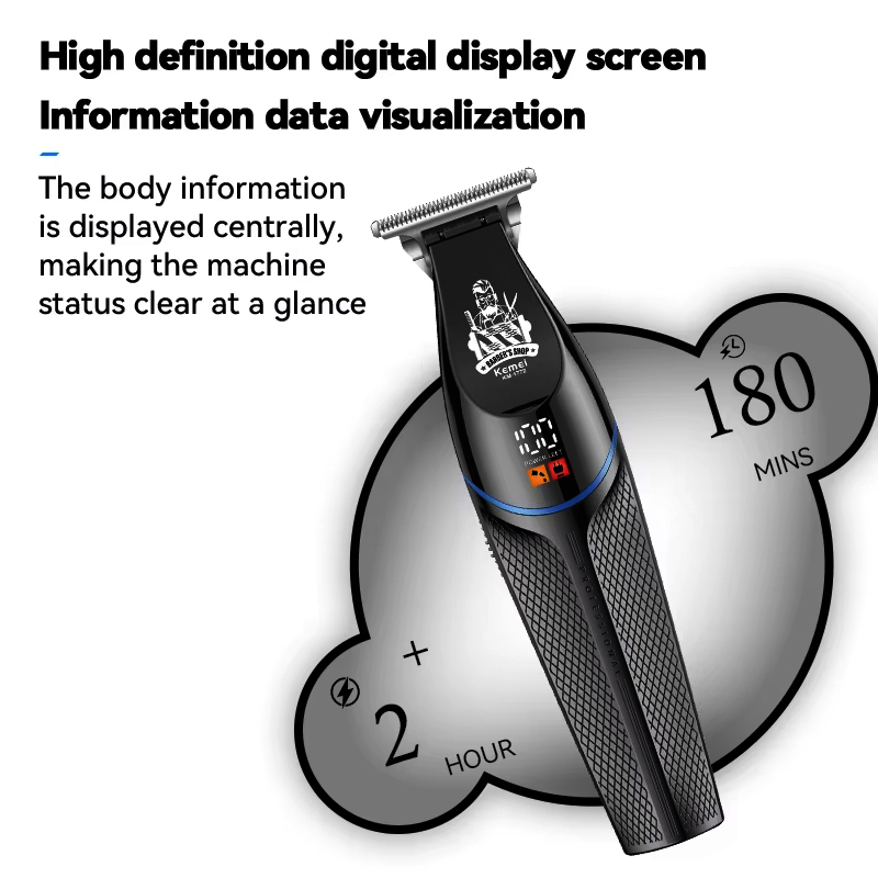 Kemei KM-1772 7000 RPM Hair Cl - огляд і ціна Beard Trimmer Cordless