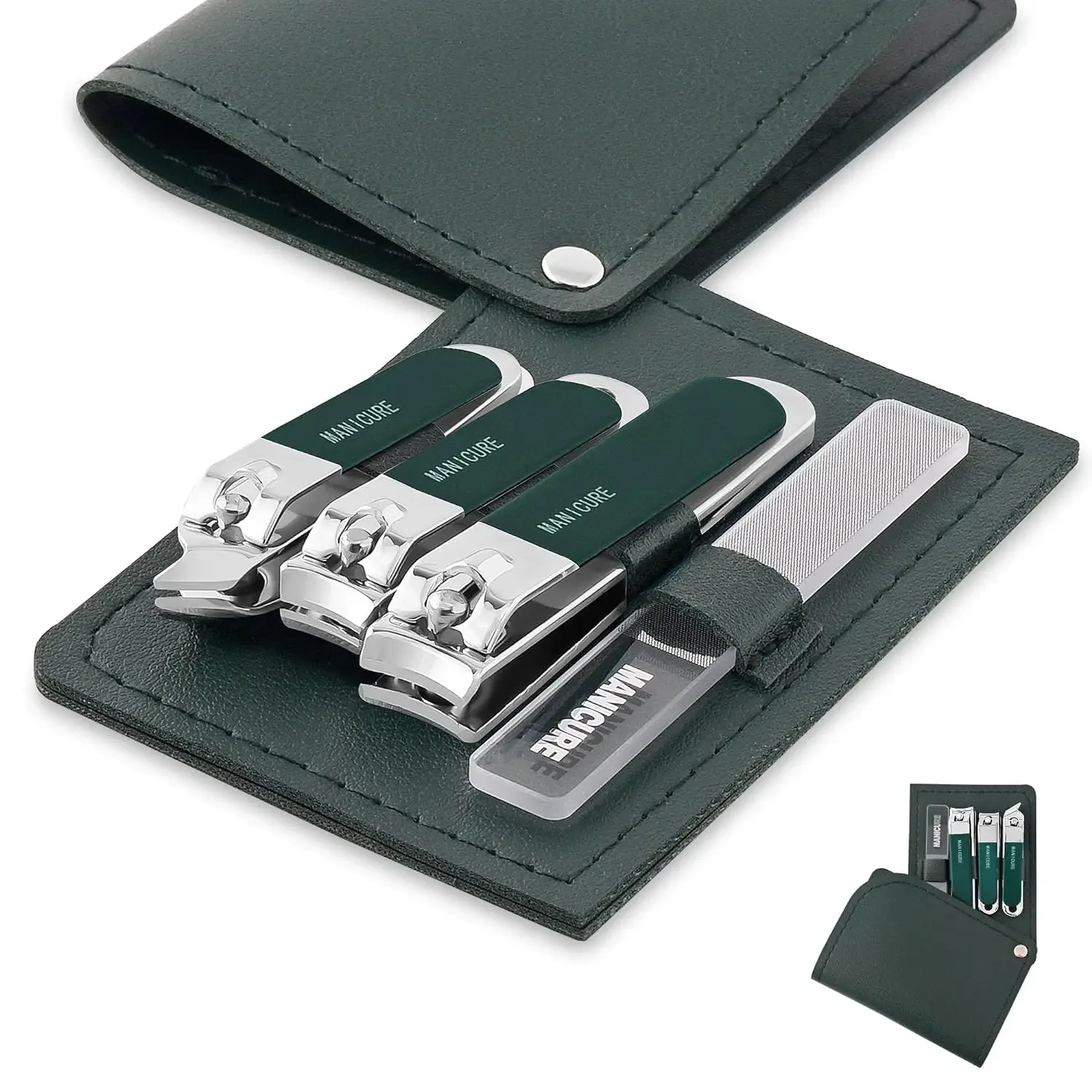 4 Pcs Men/Women Manicure Trave - огляд і ціна Mens Grooming Travel Kit
