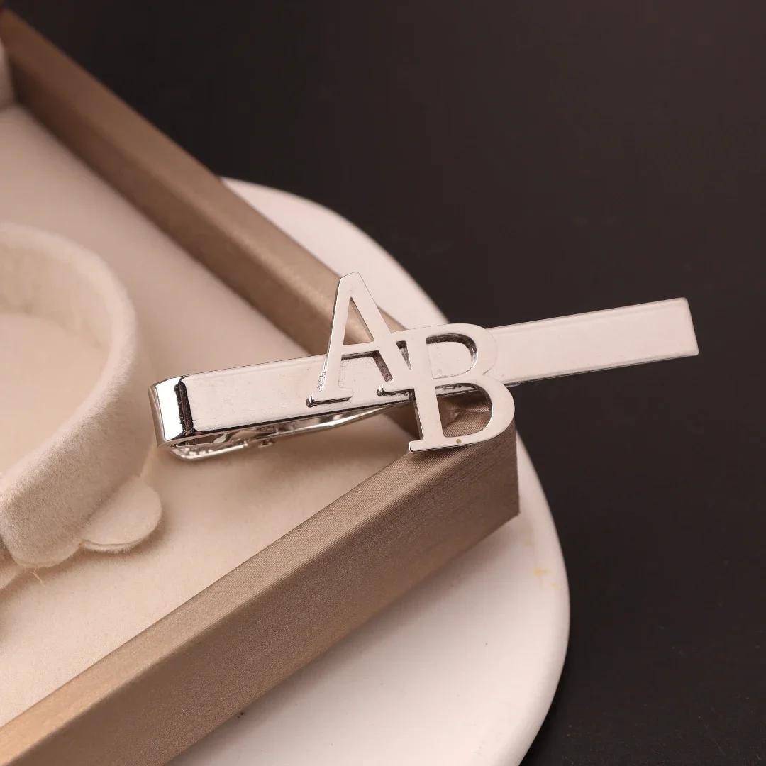 Custom Initial Tie Clip for Gr - огляд і ціна Men'S Grooming