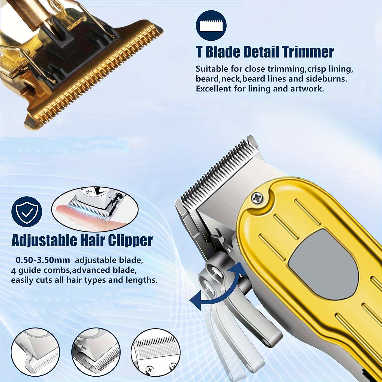 2 in 1 Electric Hair Clipper & - огляд і ціна Beard Trimmer Cordless