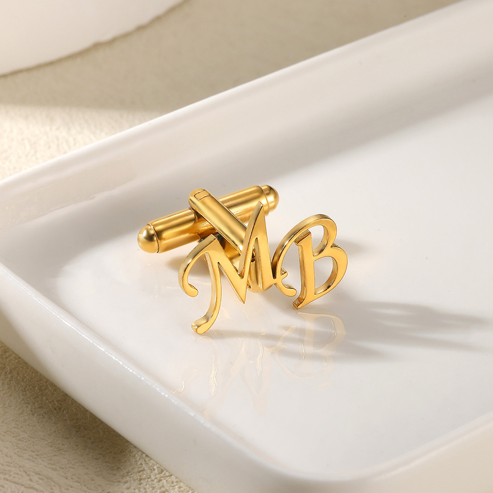 Customized Initial Letter Cuff - огляд і ціна Men'S Grooming