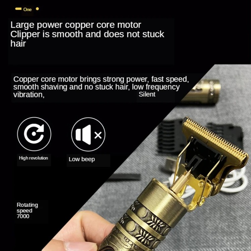 Zero Gap Hair Trimmer T9 Clipp - огляд і ціна Beard Trimmer Cordless