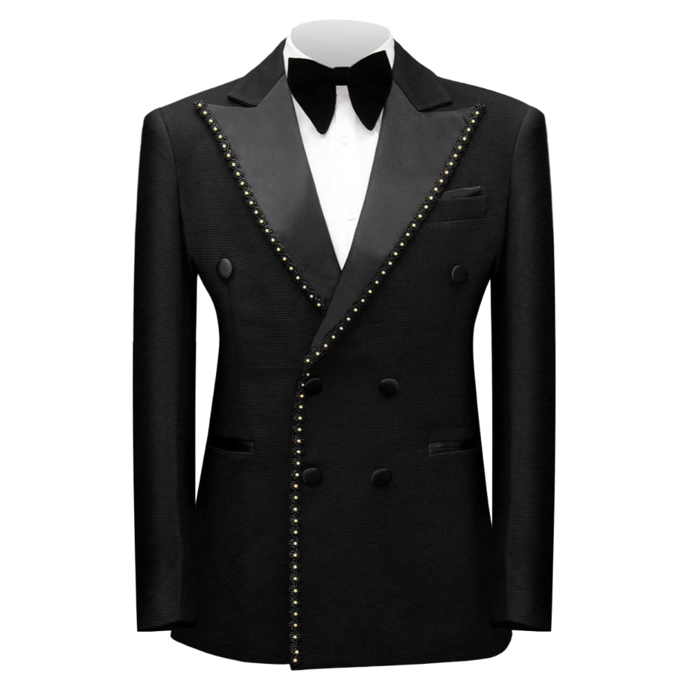 Double Breasted Beaded Formal  - огляд і ціна Men Grooming Outfit
