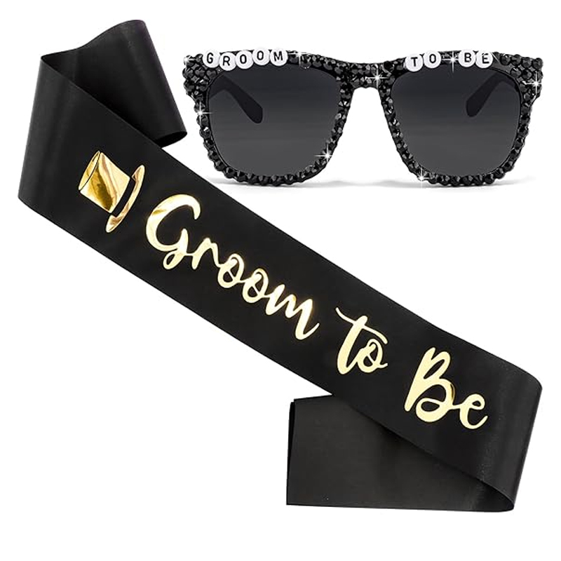 Groom To Be Black Satin Sash R - огляд і ціна Men Grooming Outfit